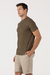 Camiseta slim gola alta