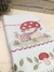 Kit com 2 Fraldas de Boca Bordadas - Cogumelos Encantados | Mabber - Marcia penteado Ateliê / Bordados e produtos personalizados / fraldas / toalhas / necessaire / organizadores