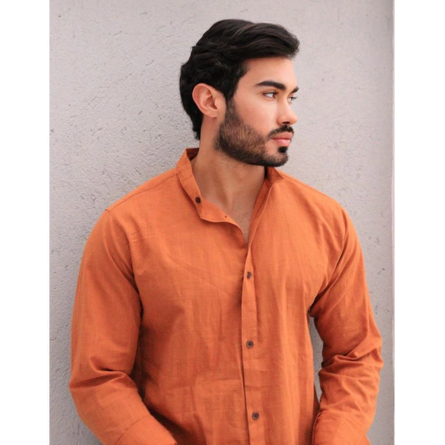 Camisa em linho Flamé