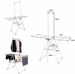 Tender con perchero vertical acero pintado (Cod: 2296) - comprar online