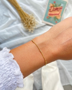 Conjunto colar e pulseira palito - comprar online