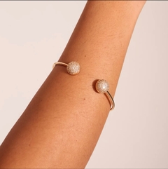 Bracelete esfera cravejada