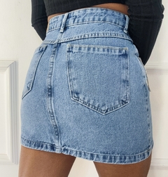 Saia Jeans Fran Strass - comprar online