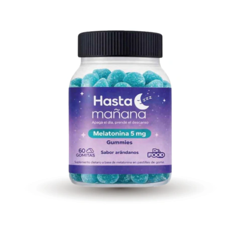 Melatonina 5 mg HASTA MAÑANA GUMMIES - DR FOOD x 60 GOMITAS