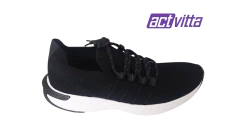 TENIS MASC. KNIT ACTVITTA PRETO