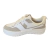 TENIS FEM. CASUAL VIZZANO BRANCO CINZA - loja online