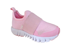 TENIS INF. FEM. KLIN SEM CADARÇO ROSA - Sugestiva Calçados