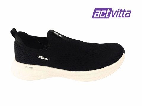 TENIS FEM. SLIP ON ACTVITTA PRETO
