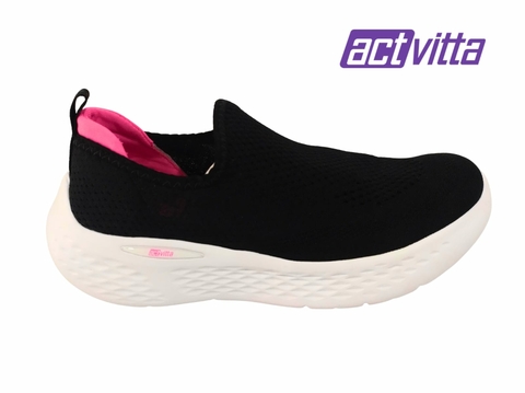 TENIS FEM. SLIP ON ACTVITTA PRETO
