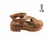 SANDALIA FEM. VIZZANO FLATFORM CAPUCCINO - Sugestiva Calçados