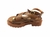 SANDALIA FEM. VIZZANO FLATFORM CAPUCCINO - loja online