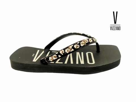 CHINELO DEDO FEM. VIZZANO PRETO
