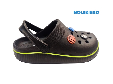 BABUCHE INF. MASC. MOLEKINHO PRETO