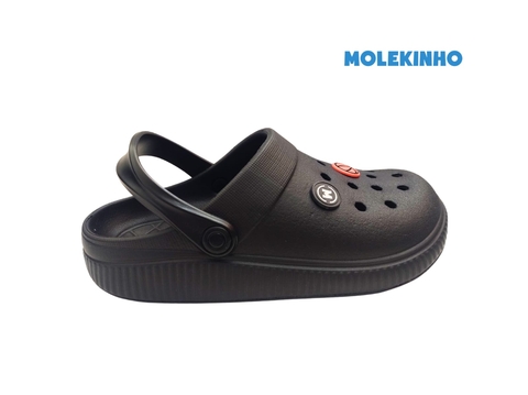BABUCHE INF. MASC. MOLEKINHO PRETO