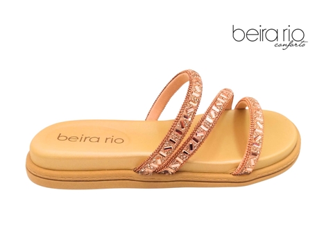 CHINELO FEM. BEIRA RIO CREME