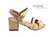 SANDALIA FEM. SALTO MODARE DOURADO