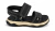 SANDALIA INF. MASC. MOLEKINHO PRETO BRANCO 2624.110 - comprar online