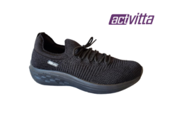 TÊNIS MASC. ACTVITTA KNIT PRETO