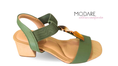 SANDALIA SALTO FEM. MODARE VERDE SALVIA