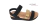 SANDALIA FEM. MODARE PRETO/DOURADO - Sugestiva Calçados