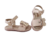 SANDALIA INF. FEM. PAMPILI VELCRO NUDE