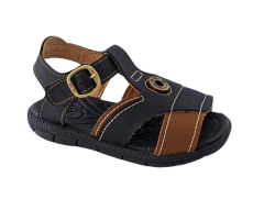 SANDALIA INF. MASC.KLIN FIVELA MARINHO WHISKY