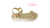 SANDALIA FEM. INF. WORLD COLORS OURO LIGHT