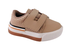 TENIS INF. MASC. MOLEKINHO VELCRO BEGE