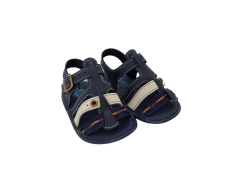 SANDALIA INF. MASC. MOLEKINHO MARINHO BRANCO CARAMELO - comprar online
