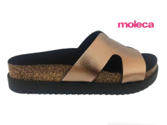 CHINELO BIRKEN FEM. MOLECA GRAFITE