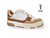 TENIS FEM. VIZZANO BRANCO OFF DOURADO