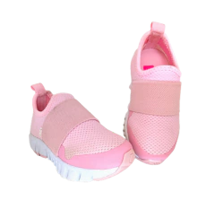TENIS INF. FEM. KLIN SEM CADARÇO ROSA na internet