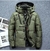 -20 Graus Parkas de Inverno Masculino Jaqueta Masculina Branca Pato Baixo Com Capuz Ao Ar Livre Grosso Quente Acolchoado Casaco de Neve Oversized M-4XL