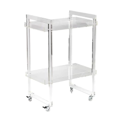 Carrinho de Bebidas Hara em Acrílico Cristal