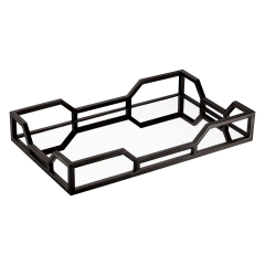Bandeja Hara Elizabeth Espelhada 63x37,5x8cm - loja online