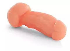 Dildo Consolador Kong Con sopapa (19 x 5 cm) - tienda online