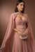 Vestido longo de festa com capa removível elegante madrinha convidada - comprar online