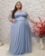 Manga 3/4 morcego brilhoso plus size - Gics Modas - O melhor da Moda Festa