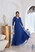Vestido longo manga 3/4 - loja online