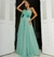 Vestido longo de alcinha com flor