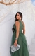 Vestido de um ombro só com babado na saia - Gics Modas - O melhor da Moda Festa