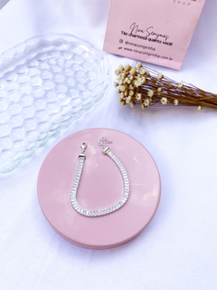 Pulseira baguetes de cristal
