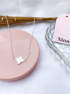 Colar trevo - Nina Shop - Semijoias em prata