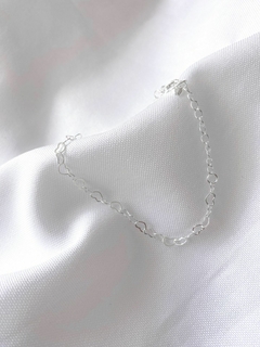 Pulseira elos de coração - comprar online