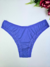 Calcinha Tanga Flan Microfibra Azul - comprar online