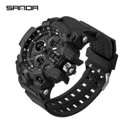 RELÓGIO SANDA ORIGINAL PRETO (6021) na internet