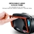 Imagem do Fone de ouvido de realidade virtual 3D VR óculos inteligente capacete para smartphones celular 7 polegadas lentes binóculos com controladores