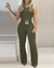 Moda feminina sem mangas lisa top cropped sexy cintura alta skinny bodycon calças compridas duas peças terno calça flare conjunto com cinto