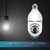 Câmera wi-fi gloeilamp ip 1080 p inteligente leven app nieuwste e27 soquete interno sem fio câmera de segurança doméstica suporte cartão tf oculto na internet