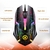 1200 DPI USB com fio mouse para jogos mouse óptico para computador portátil 3 teclas mouse ergonômico luz led luz noturna brilho mouse mecânico - Saga